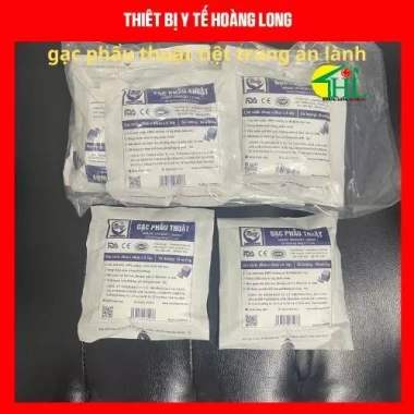 Combo 10 gói gạc y tế phẫu thuật an lành 10x10cm 8 lớp trong túi 10C Giá chỉ 80.000đ
