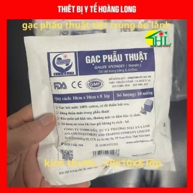 Combo 10 gói gạc y tế phẫu thuật an lành 10x10cm 8 lớp trong túi 10C Giá chỉ 80.000đ 9 Combo 10 gói gạc y tế phẫu thuật an lành 10x10cm 8 lớp trong túi 10C Giá chỉ 80.000đ 9