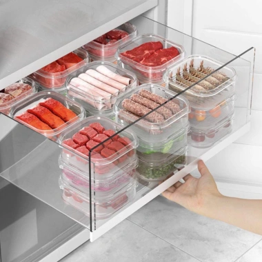 Combo 10 Hộp Đựng Thực Phẩm Nhựa PVC - Tủ Đông & One Top, Giá Ưu Đãi 51.996₫