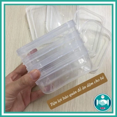 Combo 10 hộp Hộp trữ đông đồ ăn dặm bé 150ml nhựa Song Long size nhỏ giảm giá 24.000đ 7