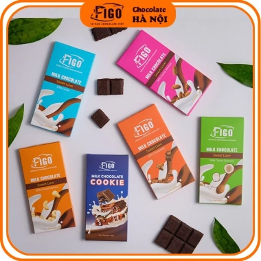 Combo 10 hộp Kẹo Socola Sữa 50% Cacao FIGO - Ăn Vặt Văn Phòng 122.598₫