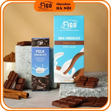 Combo 10 hộp Kẹo Socola Sữa 50% Cacao FIGO - Ăn Vặt Văn Phòng 122.598₫