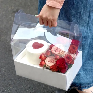 Combo 10 Hộp Mica 2 Ngăn Đựng Bánh Hoa - Set Quà Handmade Màu Hồng Đỏ Vàng Trắng Chữ LOVE - Giá ưu đãi 259.000 VND 3 Combo 10 Hộp Mica 2 Ngăn Đựng Bánh Hoa - Set Quà Handmade Màu Hồng Đỏ Vàng Trắng Chữ LOVE - Giá ưu đãi 259.000 VND 3