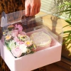 Combo 10 Hộp Mica 2 Ngăn Đựng Bánh Hoa - Set Quà Handmade Màu Hồng Đỏ Vàng Trắng Chữ LOVE - Giá ưu đãi 259.000 VND 4