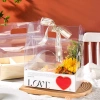 Combo 10 Hộp Mica 2 Ngăn Đựng Bánh Hoa - Set Quà Handmade Màu Hồng Đỏ Vàng Trắng Chữ LOVE - Giá ưu đãi 259.000 VND 8
