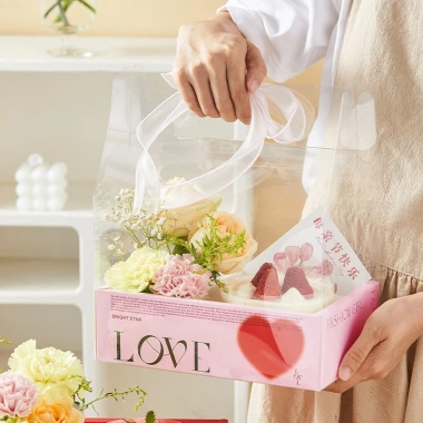 Combo 10 Hộp Mica 2 Ngăn Đựng Bánh Hoa - Set Quà Handmade Màu Hồng Đỏ Vàng Trắng Chữ LOVE - Giá ưu đãi 259.000 VND 10 Combo 10 Hộp Mica 2 Ngăn Đựng Bánh Hoa - Set Quà Handmade Màu Hồng Đỏ Vàng Trắng Chữ LOVE - Giá ưu đãi 259.000 VND 10