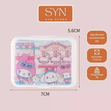 Combo 10 hộp Xếp hình mini Capybara 5 bảng giáo dục trẻ em quà tặng mẫu giáo 28.000đ 2