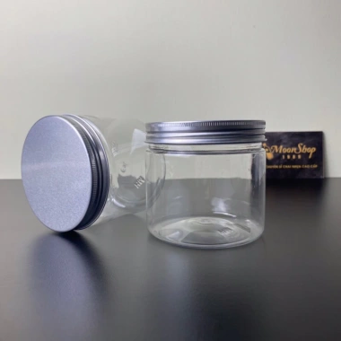 Combo 10 hủ nhựa 500ml nắp nhôm Đáy 9cm Cao 8cm Giá ưu đãi 79.000 VNĐ