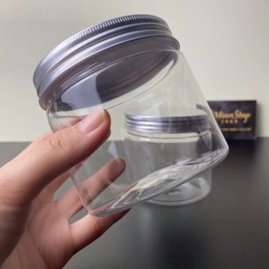 Combo 10 hủ nhựa 500ml nắp nhôm Đáy 9cm Cao 8cm Giá ưu đãi 79.000 VNĐ