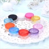 Combo 10 hũ nhựa PET tròn 2g-3g-5g trong suốt đa màu, đựng kem mặt, spa, du lịch - Giá 16.000₫