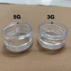 Combo 10 hũ nhựa PET tròn 2g-3g-5g trong suốt đa màu, đựng kem mặt, spa, du lịch - Giá 16.000₫ 4