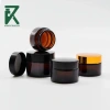 Combo 10 hũ thủy tinh tròn nâu chiết mỹ phẩm đựng kem nắp đen 5-100gr giá ưu đãi 65.000 VND 4