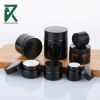 Combo 10 hũ thủy tinh tròn nâu chiết mỹ phẩm đựng kem nắp đen 5-100gr giá ưu đãi 65.000 VND 5