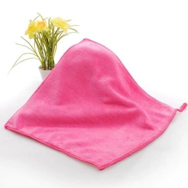 Combo 10 khăn 30x30cm làm nail, móng, lau tay, xe, bếp - mềm mịn, siêu thấm, không đổ lông, có móc treo, chỉ 47.000đ 3