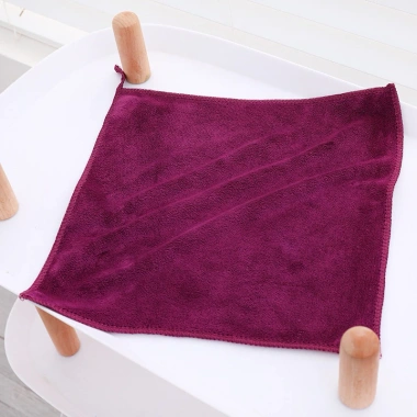 Combo 10 khăn 30x30cm làm nail, móng, lau tay, xe, bếp - mềm mịn, siêu thấm, không đổ lông, có móc treo, chỉ 47.000đ 4