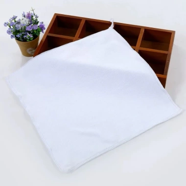 Combo 10 khăn 30x30cm làm nail, móng, lau tay, xe, bếp - mềm mịn, siêu thấm, không đổ lông, có móc treo, chỉ 47.000đ 9