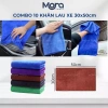 Combo 10 Khăn 30x50cm Mềm Thấm Nước - Khăn Mặt, Làm Nail, Lau Đa Năng 67.100₫