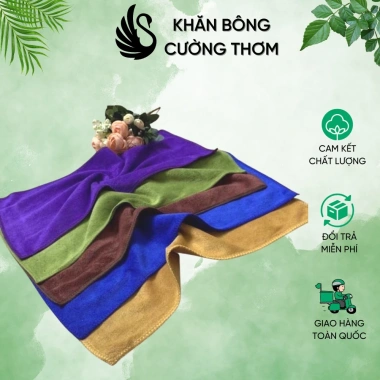Combo 10 khăn đa năng cao cấp 30x50cm - Khăn nail, lau xe ô tô, lau chùi bếp, Giá sốc 74.999 VND