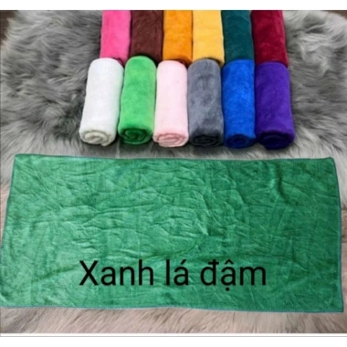 Combo 10 khăn gội đầu lau tóc 35×75 microfiber, thấm hút nhanh, mềm mại, giá 114.000₫ 6