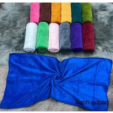 Combo 10 khăn gội đầu lau tóc 35×75 microfiber, thấm hút nhanh, mềm mại, giá 114.000₫ 9