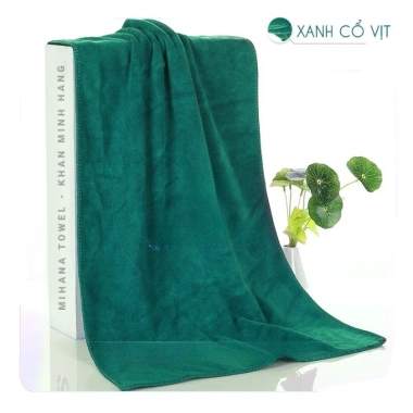 Combo 10 khăn gội đầu salon 35x75 Microfiber mềm mịn thấm hút nước khăn quấn đầu spa dày cao cấp giá 110.000 VND