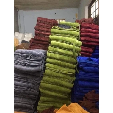 Combo 10 khăn gội đầu siêu thấm hút, không vết, microfiber mềm 35x75cm spa salon tóc 6