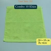 Combo 10 khăn lau 100% cotton 30x30cm thấm nước mỏng nhẹ lau bàn bếp - 49.000đ 8