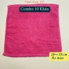 Combo 10 khăn lau 100% cotton 30x30cm thấm nước mỏng nhẹ lau bàn bếp - 49.000đ 9