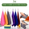 Combo 10 khăn lau 30x30cm - mềm mại, thấm hút, đa năng làm nail, móng, lau bếp, bàn ghế, kính, xe - chỉ 48.200₫