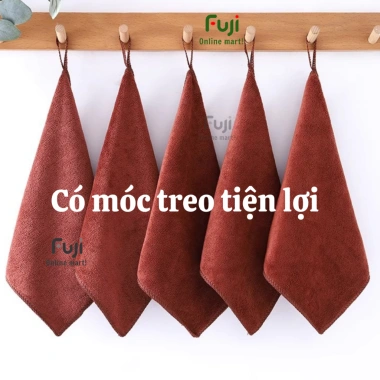 Combo 10 khăn lau 30x30cm - mềm mại, thấm hút, đa năng làm nail, móng, lau bếp, bàn ghế, kính, xe - chỉ 48.200₫