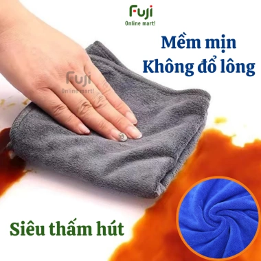 Combo 10 khăn lau 30x30cm - mềm mại, thấm hút, đa năng làm nail, móng, lau bếp, bàn ghế, kính, xe - chỉ 48.200₫ 5 Combo 10 khăn lau 30x30cm - mềm mại, thấm hút, đa năng làm nail, móng, lau bếp, bàn ghế, kính, xe - chỉ 48.200₫ 5