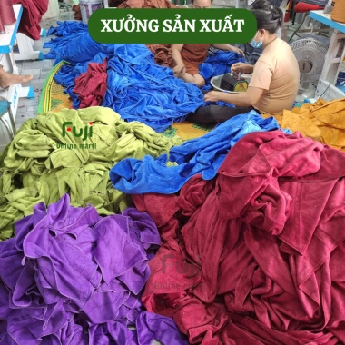 Combo 10 khăn lau 30x30cm - mềm mại, thấm hút, đa năng làm nail, móng, lau bếp, bàn ghế, kính, xe - chỉ 48.200₫
