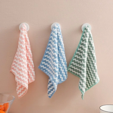 Combo 10 khăn lau bếp 2 mặt siêu thấm 25x25cm - Khăn lau chén bát đa năng, sạch mạnh, giá chỉ 22.000₫ 9 Combo 10 khăn lau bếp 2 mặt siêu thấm 25x25cm - Khăn lau chén bát đa năng, sạch mạnh, giá chỉ 22.000₫ 9