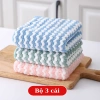 Combo 10 khăn lau bếp 2 mặt siêu thấm 25x25cm - Khăn lau chén bát đa năng, sạch mạnh, giá chỉ 22.000₫ 10