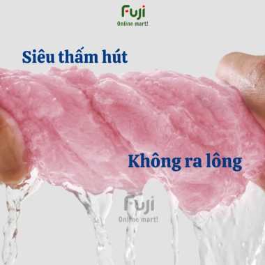 Combo 10 khăn lau mặt microfiber 30x50cm - Đa năng lau tóc, tay, xe, bếp, kính, mềm mại thấm hút, giảm giá 20% 4