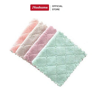 Combo 10 khăn lau nhà bếp JYoohome 2 mặt đa năng, tái sử dụng, giá chỉ 28k