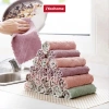 Combo 10 khăn lau nhà bếp JYoohome 2 mặt đa năng, tái sử dụng, giá chỉ 28k 4