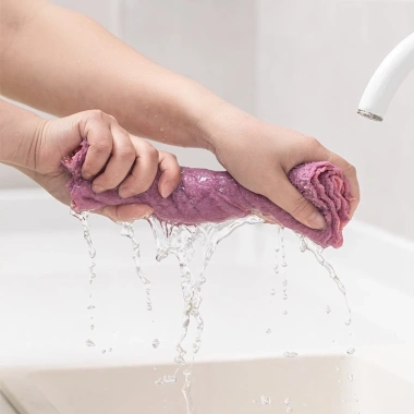 Combo 10 khăn lau nhà bếp và lau bát siêu thấm 2 mặt - Đa năng, giá 8.800đ - Đức Tài Store 2.057 4