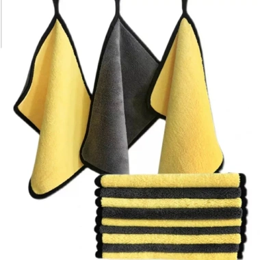 Combo 10 Khăn Lau Ô Tô Xe Hơi Màu Vàng 2 Lớp Microfiber Siêu Thấm - Giá 99.900đ 7 Combo 10 Khăn Lau Ô Tô Xe Hơi Màu Vàng 2 Lớp Microfiber Siêu Thấm - Giá 99.900đ 7