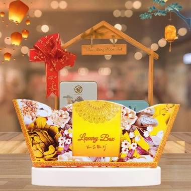 Combo 10 Khay Thuyền XUÂN AN NHIÊN Đựng Quà Tết 2.026 - Giá 42.000đ, Sỉ & Lẻ số lượng lớn