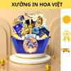 Combo 10 khay thuyền Xuân An Nhiên - mẫu mới sang trọng, dày dặn, hot trend 2.026, dùng đóng giỏ, giá ưu đãi 157.764 VND 5