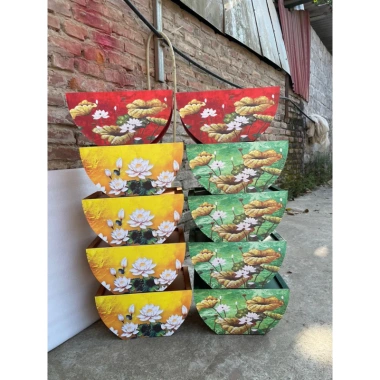 Combo 10 khay trứng đa màu - Set giỏ quà Tết sang trọng, giảm giá 620.000 VND