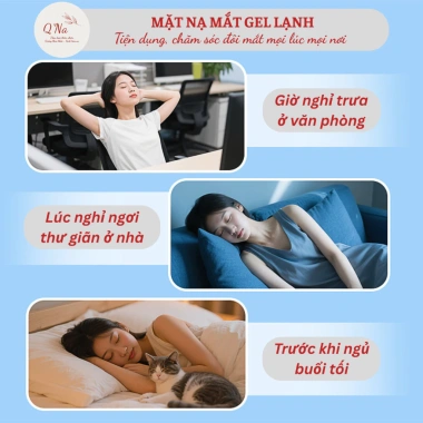 Combo 10 mặt nạ mắt gel lạnh giảm bọng mắt, quầng thâm, thư giãn mắt 12.000đ 7