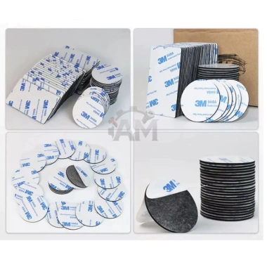 Combo 10 miếng dán 3M 2 mặt siêu dính 2mm - Gắn giá đỡ điện thoại, camera hành trình, đồ gia dụng, giá chỉ 9.750₫