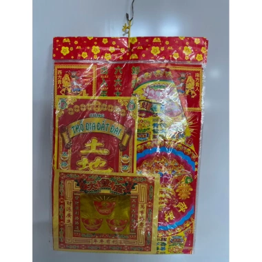 Combo 10 phần Giấy cúng Thần Tài, Đất Đai, Ông Táo, Quan Âm, Quan Công, Cúng Xe, Cúng Trời - Loại tốt, Giá chỉ 149.000đ 2