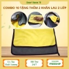 Combo 10 tặng 2 - Khăn lau xe ô tô siêu thấm 23cm, 2 mặt, dùng cho bếp, kính - Giá chỉ 10.800 VND