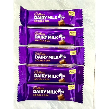 Combo 10 Thanh Socola Sữa Cadbury Dairy Milk 11g - Thơm Ngon Giá Ưu Đãi 53.000đ (Giá Gốc 66.780đ) 4