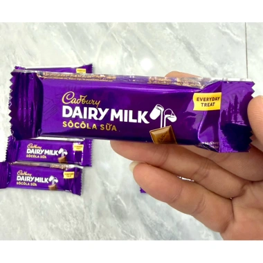 Combo 10 Thanh Socola Sữa Cadbury Dairy Milk 11g - Thơm Ngon Giá Ưu Đãi 53.000đ (Giá Gốc 66.780đ) 5