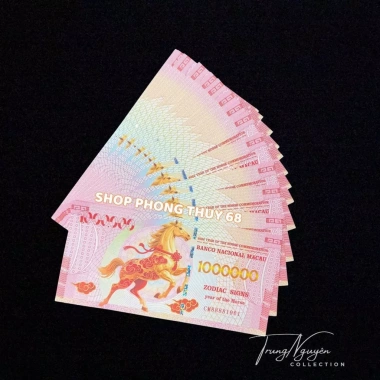 Combo 10 Tờ Tiền Ngựa Macao Kỷ Niệm - Lì Xì Tết 2.026 Năm Bính Ngọ Ý Nghĩa 4