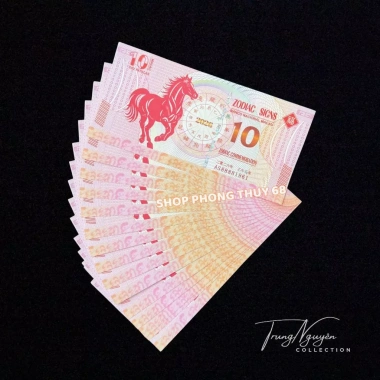 Combo 10 Tờ Tiền Ngựa Macao Kỷ Niệm - Lì Xì Tết 2.026 Năm Bính Ngọ Ý Nghĩa 6